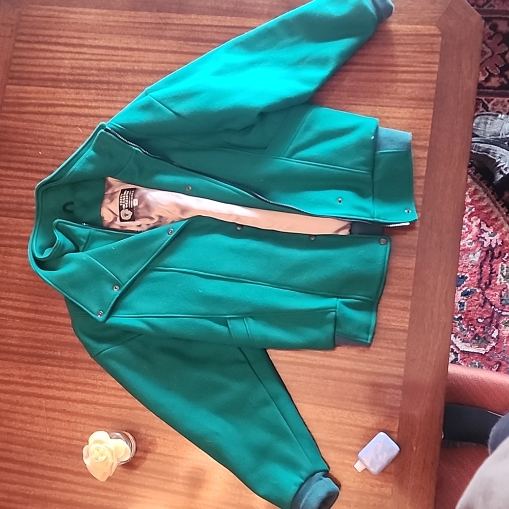 Green Mountain Woolens coat, size M, green